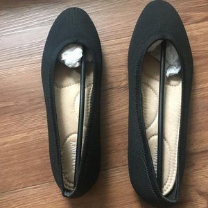SPLIT SIZE (L6.5/R9) knit ballet flats